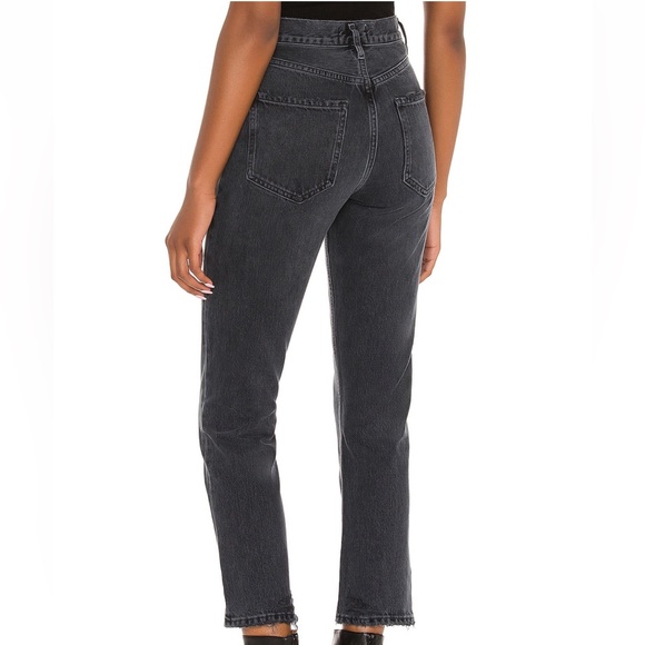 Agolde Riley High Rise Crop in Edit - Picture 2 of 7